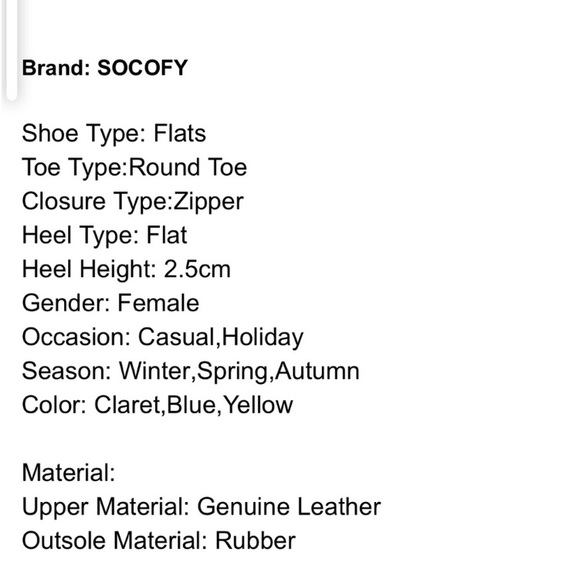 Socofy Purple Printing Flowers Leather Zip Booties - Picture 12 of 13